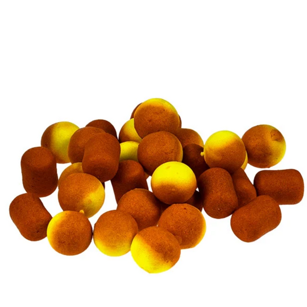 Бойли Brain Toxic Pop-Up Sweet Corn-Tiger Nut Кукурудза-тигровий горіх 8mm+6х10mm 34g 103829 фото Бойли Brain Toxic Pop-Up Sweet Corn-Tiger Nut Кукурудза-тигровий горіх 8mm+6х10mm 34g 103829 фото