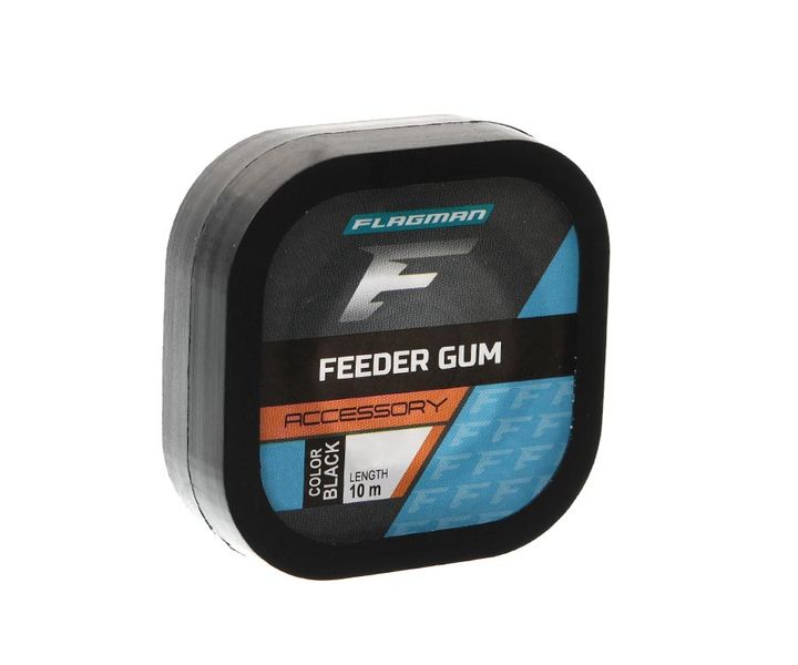 Амортизатор фідерний Flagman Feeder GUM Black 1,0mm 10m 77175 фото