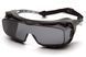 Очки защитные с уплотнителем Pyramex Cappture-Plus (gray) Super Anti-Fog H2MAX, серые 2КЕПЧА-П20 фото 1