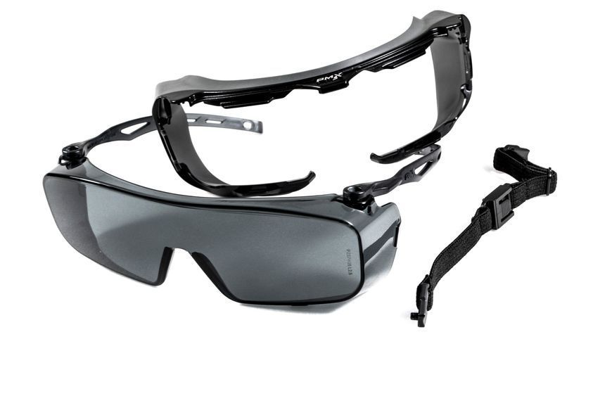 Очки защитные с уплотнителем Pyramex Cappture-Plus (gray) Super Anti-Fog H2MAX, серые 2КЕПЧА-П20 фото