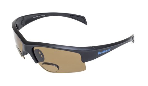 Окуляри біфокальні поляризаційні BluWater Bifocal-2 (+3.0) Polarized (brown) (коричнева біфокальна лінза з діоптріями) 4БИФ2-50П30 фото