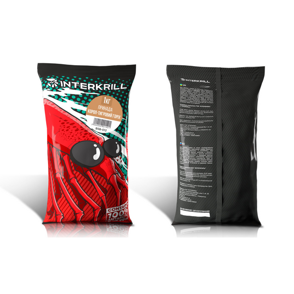 Прикормка InterKrill Карп-Тигровый орех 1000g 24817 фото Прикормка InterKrill Карп-Тигровый орех 1000g 24817 фото