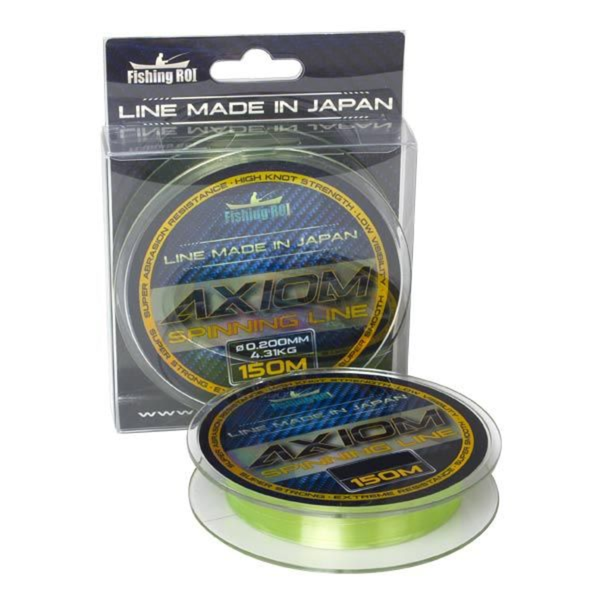 Леска Fishing ROI Axiom Spinning Line 0.16mm 150m 2.6kg (fluo) 112613 фото Леска Fishing ROI Axiom Spinning Line 0.16mm 150m 2.6kg (fluo) 112613 фото