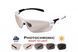Окуляри фотохромні (захисні) Global Vision Hercules-7 White Photochromic (clear), фотохромні прозорі в білій оправі 1ГЕР724-Б10 фото 1