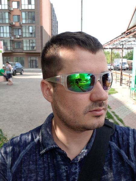 Очки защитные открытые Swag Chill'n (G-Tech&trade; green) зеркальные сине-зеленые 4ЧИЛЛ-94 фото