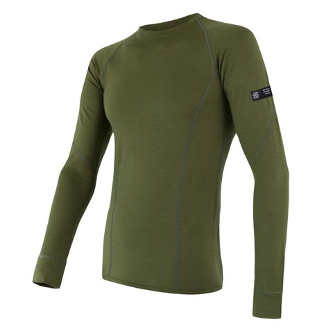 Термофутболка чоловіча Sensor Merino Active LS safari 2XL SM11MA-safari-XXL фото