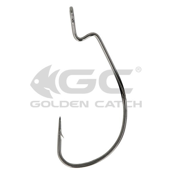 Крючок офсетный Golden Catch 4094 Offset Hook №1/0 7128 фото Крючок офсетный Golden Catch 4094 Offset Hook №1/0 7128 фото
