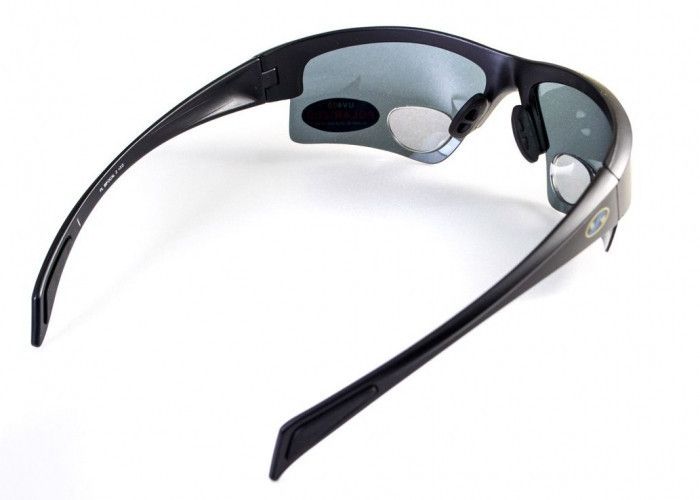 Окуляри біфокальні поляризаційні BluWater Bifocal-2 (+3.0) Polarized (gray) (чорна біфокальна лінза з діоптріями) 4БИФ2-20П30 фото