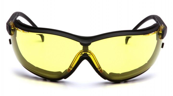 Очки защитные с уплотнителем Pyramex V2G (amber) Anti-Fog, желтые 2В2Г-30 фото
