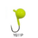 Мормишка вольфрамова Fishing ROI Куля з проухом фарбована 4mm 0,62g col. YQ11P 10606 фото 1