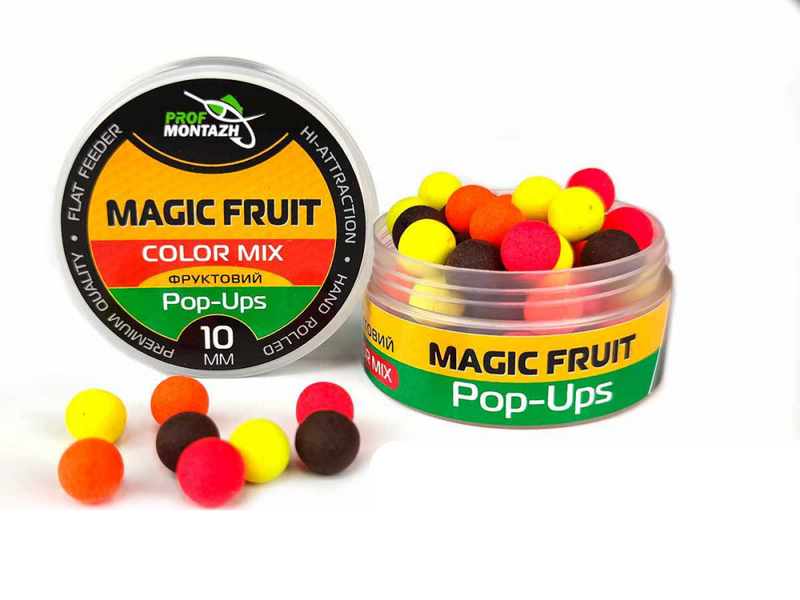 Pop Ups Color Mix Фруктовий Magic Fruits (10mm) 13723 фото Pop Ups Color Mix Фруктовий Magic Fruits (10mm) 13723 фото