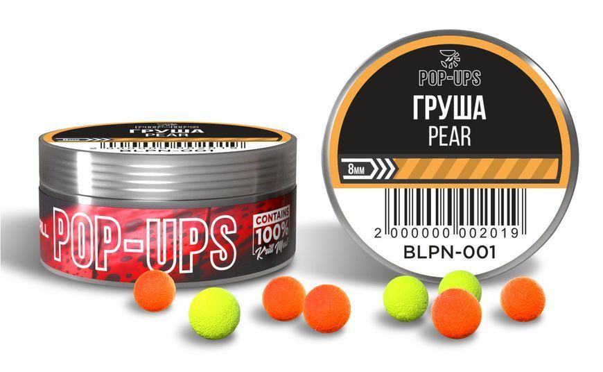 Бойлы Interkrill Pop-Up Груша/Pear 8 мм 76333 фото Бойлы Interkrill Pop-Up Груша/Pear 8 мм 76333 фото