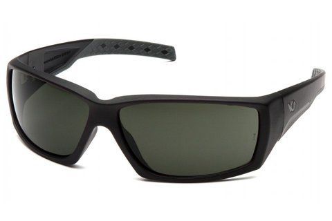 Очки защитные открытые Venture Gear Tactical OverWatch Black (forest gray) Anti-Fog, чёрно-зелёные в чёрной оправеві 3ОВЕР-21 фото