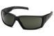 Окуляри захисні Venture Gear Tactical OverWatch Black (forest gray) Anti-Fog, чорно-зелені в чорній оправі 3ОВЕР-21 фото 1