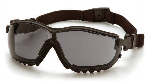 Очки защитные с уплотнителем Pyramex V2G (gray) Anti-Fog, серые 2В2Г-20 фото