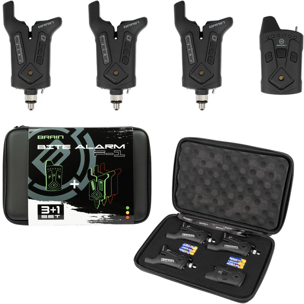 Набір сигналізаторів Brain Wireless Bite Alarm F-1 3+1 106596 фото Набір сигналізаторів Brain Wireless Bite Alarm F-1 3+1 106596 фото