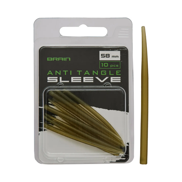 Протизакручувач Brain Anti Tangle Sleeve 58mm (10 шт/уп) Green SGXA-41 111439 фото Протизакручувач Brain Anti Tangle Sleeve 58mm (10 шт/уп) Green SGXA-41 111439 фото