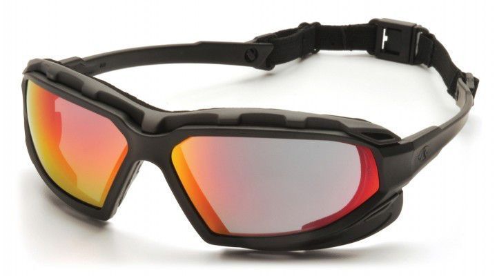 Очки защитные с уплотнителем Pyramex Highlander-PLUS (sky red mirror) Anti-Fog, красные зеркальные 2ХАИЛ-92П фото Очки защитные с уплотнителем Pyramex Highlander-PLUS (sky red mirror) Anti-Fog, красные зеркальные 2ХАИЛ-92П фото