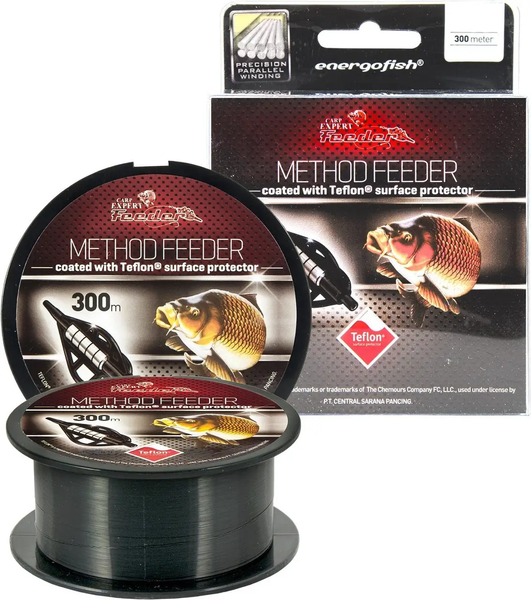 Леска Carp Expert Method Feeder Black Teflon 300m 0,30mm 76048 фото Леска Carp Expert Method Feeder Black Teflon 300m 0,30mm 76048 фото