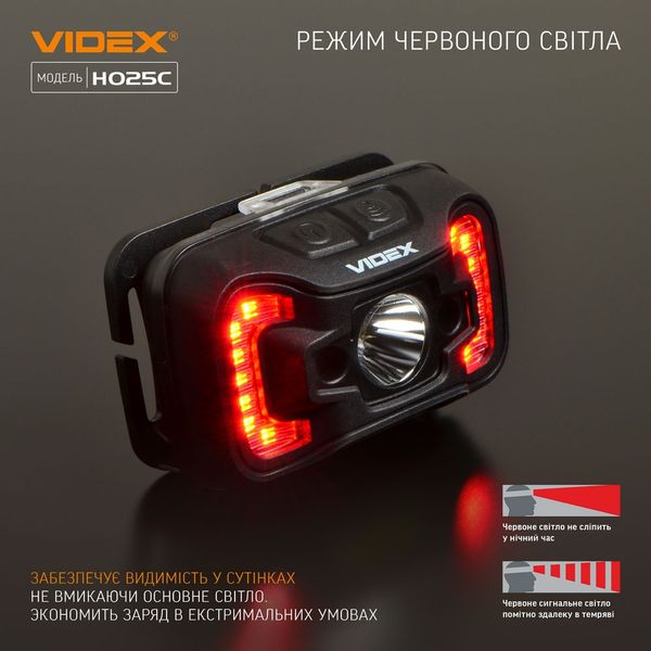 Ліхтар Vіdex VLF-H025C Cree XTE 5W+COB 2135 фото