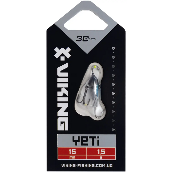 Балансир Viking Fishing Yeti Ice Jig 15mm 1.5g col.03 Light Glam 106220 фото