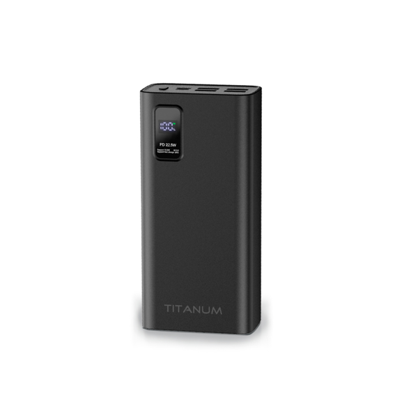 Повербанк Titanum 728S 30000mAh 22.5W Black 15839 фото