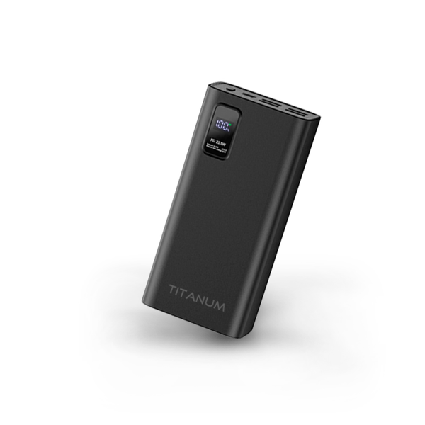 Повербанк Titanum 728S 30000mAh 22.5W Black 15839 фото