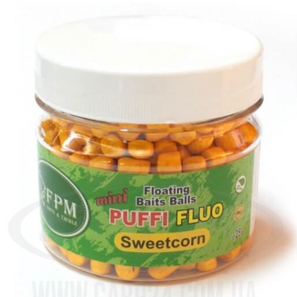 Тісто Повітряне FPM Baіts Puffі Mіnі Fluo Sweetcorn 25г 4594 фото