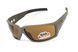 Окуляри захисні Venture Gear Tactical OverWatch Green (bronze) Anti-Fog, коричневі в камуфльованій оправі 3ОВЕР-Ц18 фото 1