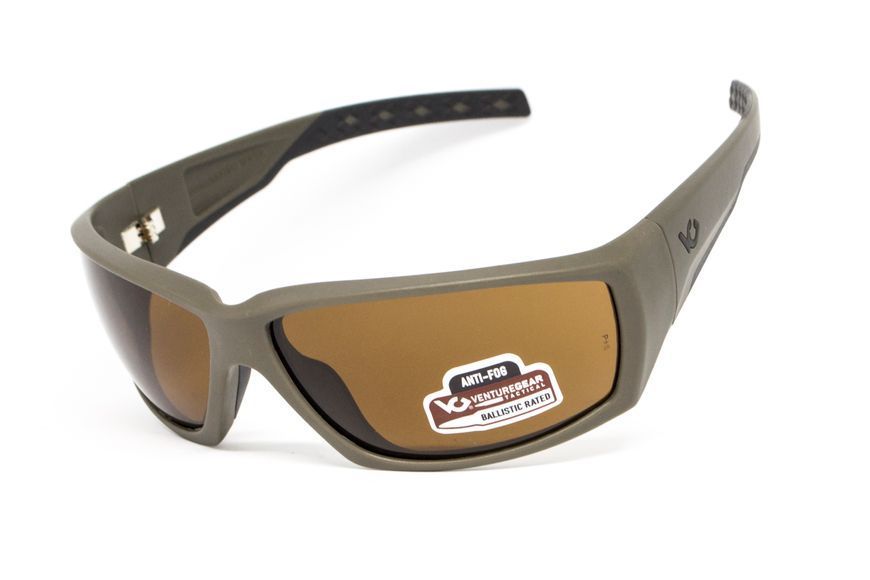 Окуляри захисні Venture Gear Tactical OverWatch Green (bronze) Anti-Fog, коричневі в камуфльованій оправі 3ОВЕР-Ц18 фото Окуляри захисні Venture Gear Tactical OverWatch Green (bronze) Anti-Fog, коричневі в камуфльованій оправі 3ОВЕР-Ц18 фото