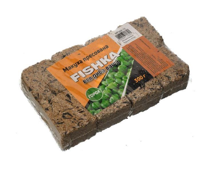 ФІШКА Макуха пресована 8 кубиків 300г +-5% горох 109238 фото