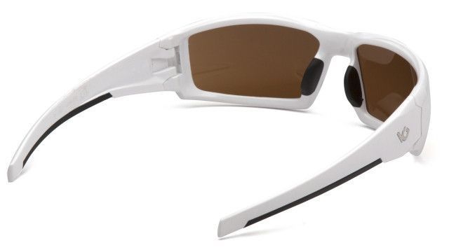 Окуляри захисні Venture Gear Pagosa White (bronze) Anti-Fog, коричневі в білій оправі 3ПАГО-Б50 фото