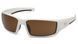Окуляри захисні Venture Gear Pagosa White (bronze) Anti-Fog, коричневі в білій оправі 3ПАГО-Б50 фото 1