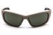 Окуляри захисні Venture Gear Tactical Howitzer Tan (forest gray) Anti-Fog, чорно-зелені в пісочній оправі 3ХОВИ-21 фото 2