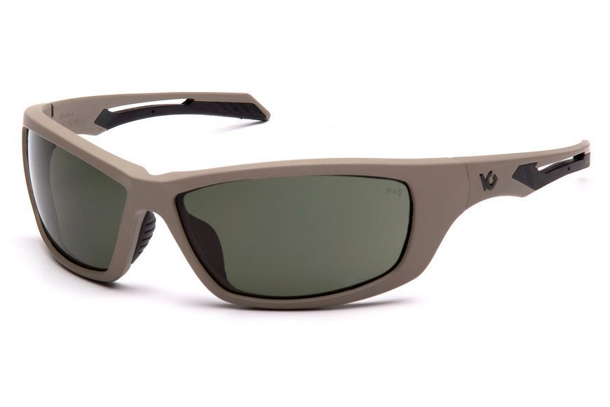 Окуляри захисні Venture Gear Tactical Howitzer Tan (forest gray) Anti-Fog, чорно-зелені в пісочній оправі 3ХОВИ-21 фото Окуляри захисні Venture Gear Tactical Howitzer Tan (forest gray) Anti-Fog, чорно-зелені в пісочній оправі 3ХОВИ-21 фото