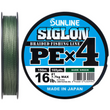 Шнур Sunline Siglon PE х4 150m 0.132mm 4.5kg col. Dark-Green