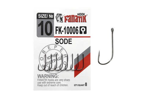 Крючок Fanatik FK-10006 Sode №9 5452 фото