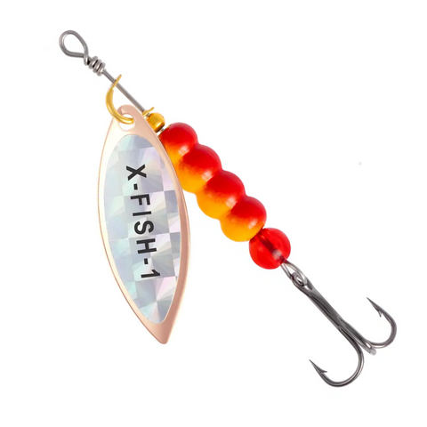 Блесна X-Fish Trophy №1 7g Copper rainbow 111055 фото