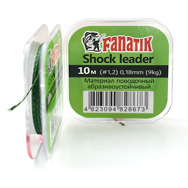 Шнур Fanatik Shock leader PE X4 10m 0,18mm 76496 фото Шнур Fanatik Shock leader PE X4 10m 0,18mm 76496 фото
