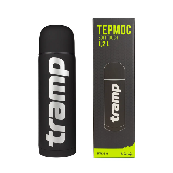 Термос TRAMP Soft Touch 1,2 л black 102566 фото
