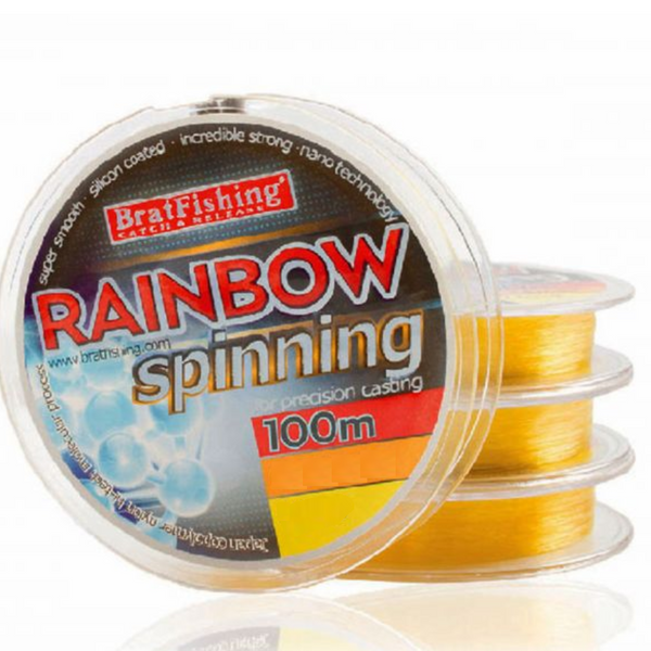 Жилка BratFіshіng Rainbow Spіnnіng 0,36mm 100m 1945 фото Жилка BratFіshіng Rainbow Spіnnіng 0,36mm 100m 1945 фото