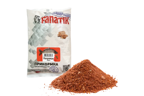 Прикормка Fanatik Клубника Карп 1000g 3122 фото Прикормка Fanatik Клубника Карп 1000g 3122 фото