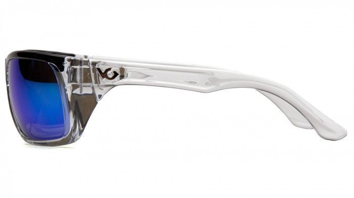 Окуляри захисні Venture Gear Vallejo Crystal (ice blue mirror) Аnti-Fog, дзеркальні сині в прозорій оправі 3ВАЛЕ-П90 фото