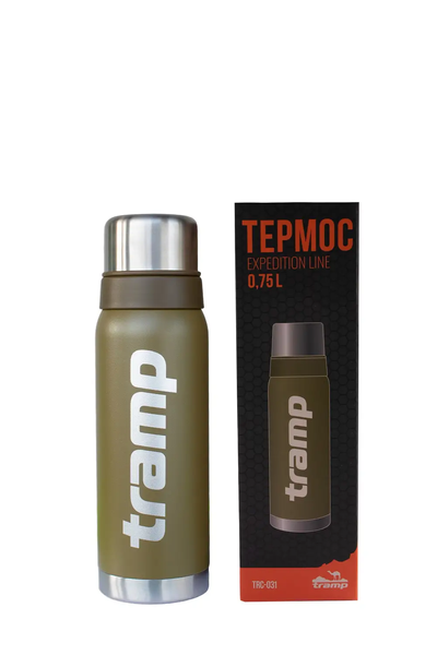 Термос 0,9л Tramp (TRC-027) олива 5729 фото