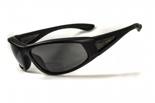 Окуляри біфокальні поляризаційні (захисні) BluWater Winkelman-2 polarized (+2.0 bifocal), (gray) чорні 4ВИН2БИФ-Д2.0 фото