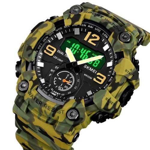 Годинник Skmei 1965CMGN camo green D=54mm стрілка 75090 фото