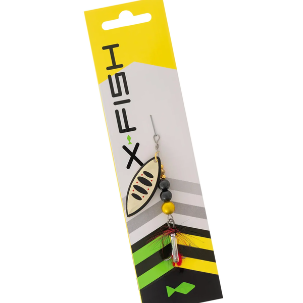 Блесна X-Fish Orbit №2 8g Nikel gold 111152 фото