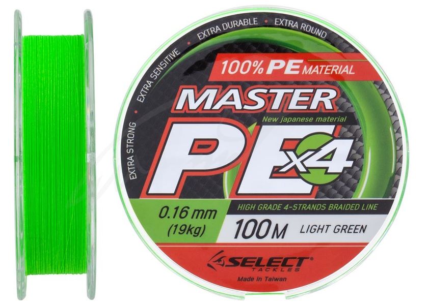 Шнур Select Master PE x4 0,16mm 150m 15617 фото