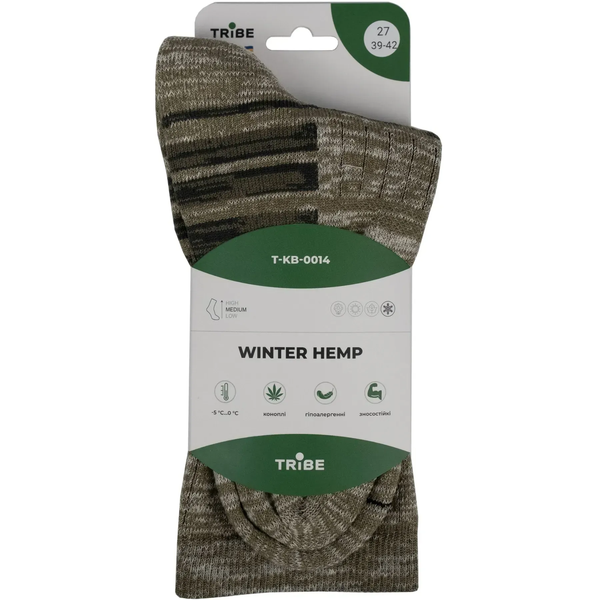 Шкарпетки Tribe Winter Hemp T-KB-0014-melange 43-46 112958 фото