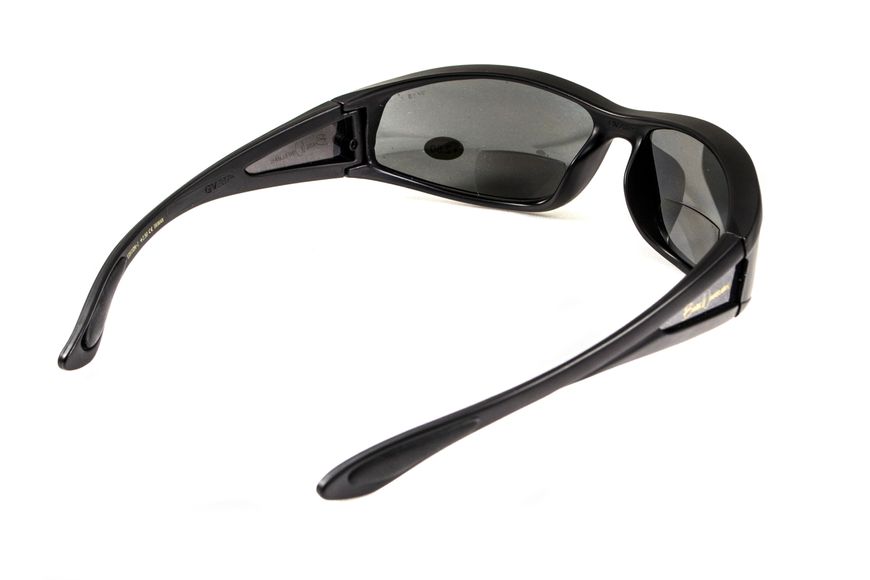 Окуляри біфокальні поляризаційні (захисні) BluWater Winkelman-2 polarized (+2.5 bifocal), (gray) чорні 4ВИН2БИФ-Д2.5 фото